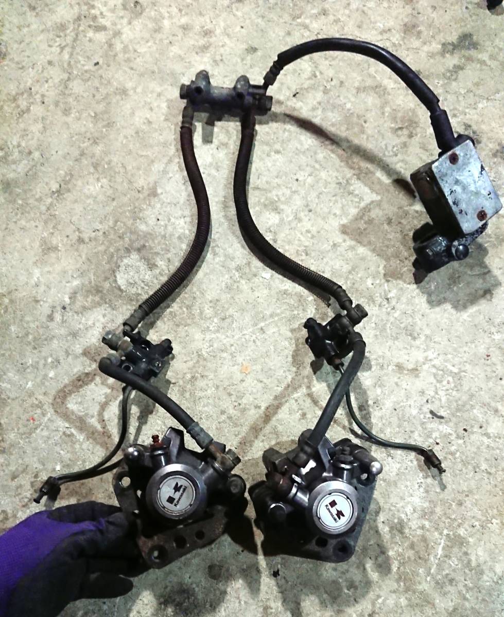 GPZ400F GPZ550F フロント キャリパー マスター 一式 ブレーキ一式 当時物