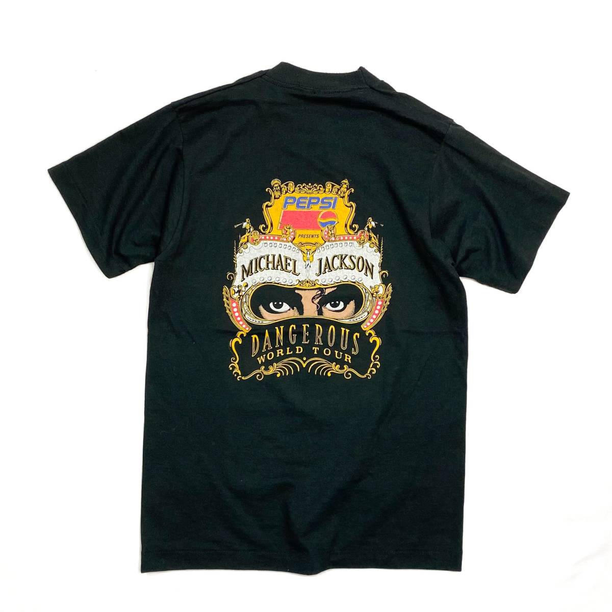 全国無料，セール PEPSI マイケル ジャクソン DANGEROUS WORLD TOUR ツアー記念 Tシャツ Mサイズ(Tシャツ)｜売買されたオークション情報、yahooの商品情報をアーカイブ公開 - オークファン Tシャツ