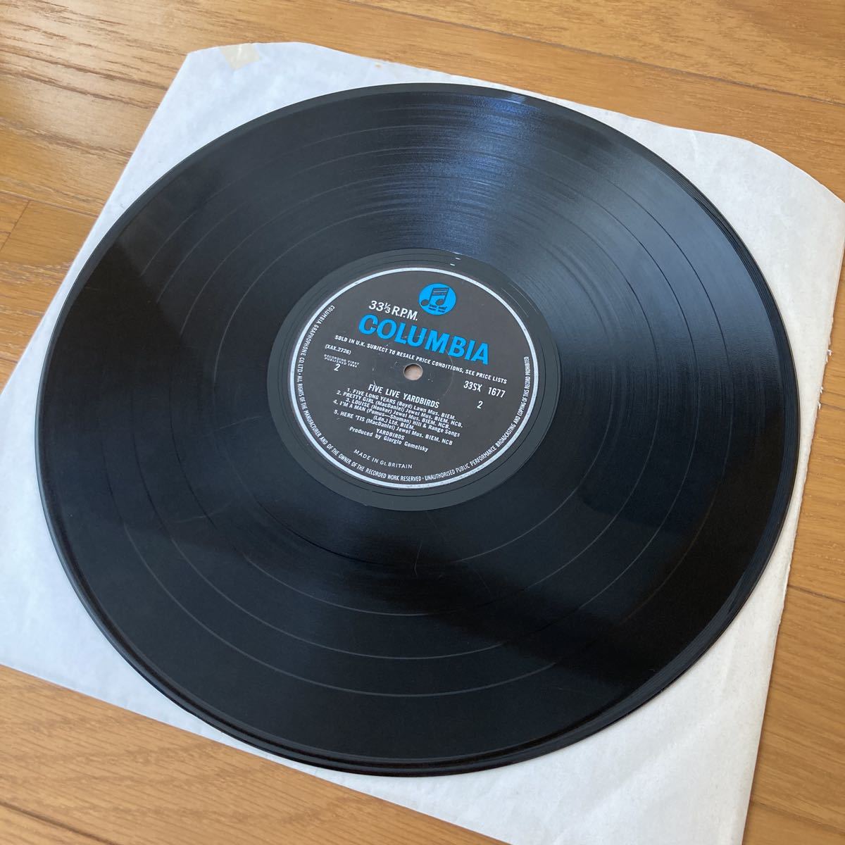 Yardbirds Live Five - UK | LP The – Mono mono live 0 英国