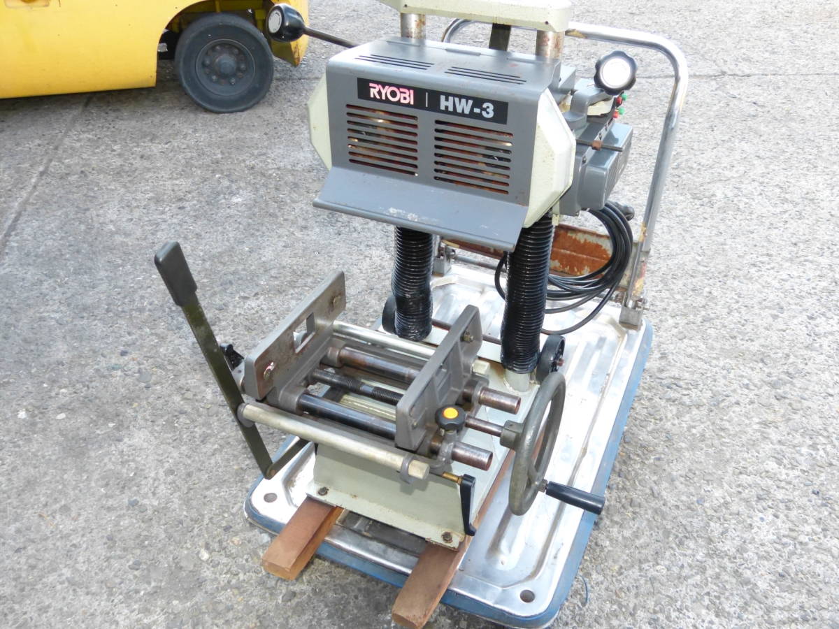 ★　リョービ　RYOBI 小型ホゾ取り　HW-3 100V ホゾ取リ　ホゾ切り　木工　建築　★