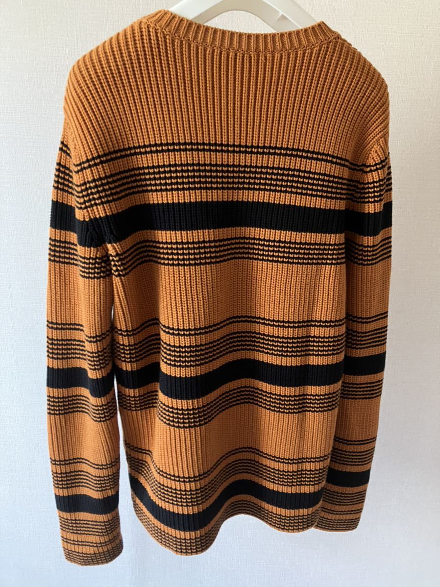 loewe 15ss ボーダー　ニット　オレンジ　jw anderson LOEWE 2015SS ローゲージ サマー ニット オレンジ ロエベ J.W.Anderson
