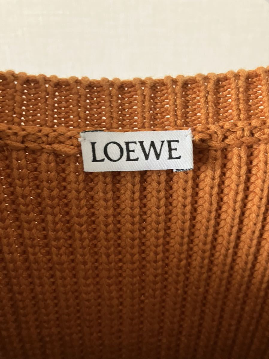 LOEWE 2015SS ローゲージ サマー ニット オレンジ ロエベ J.W.Anderson