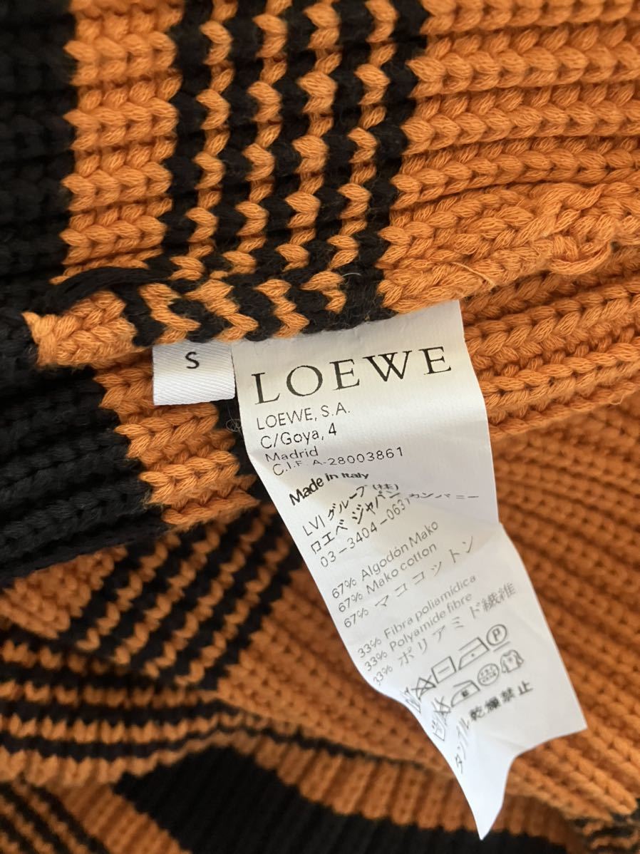 loewe 15ss ボーダー　ニット　オレンジ　jw anderson LOEWE 2015SS ローゲージ サマー ニット オレンジ ロエベ J.W.Anderson