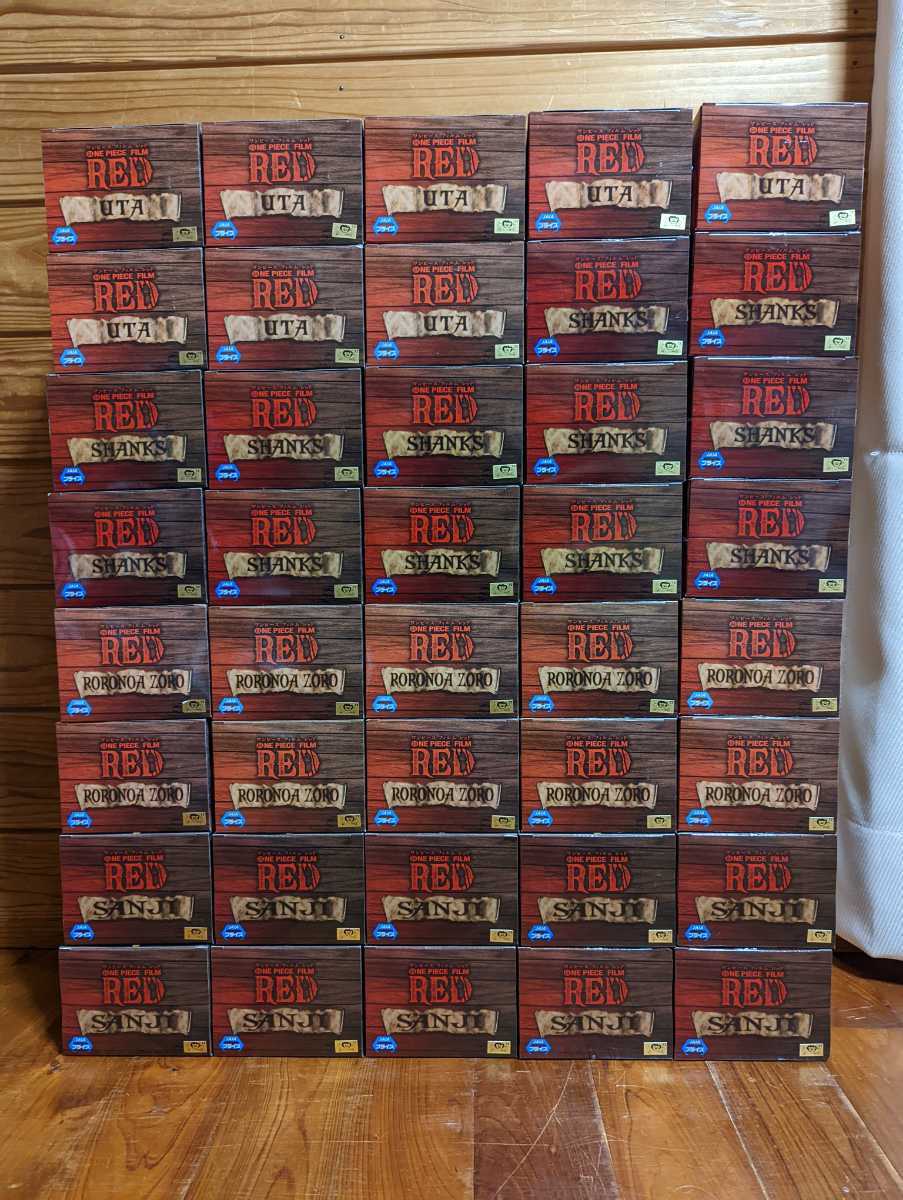 人気セール，得価 1円スタート ワンピース FILM RED DXF 40個セット ウタ&times;8 シャンクス&times;12 ゾロ&times;01 サンジ&times;10(その他)｜売買されたオークション情報、yahooの商品情報をアーカイブ公開 - オークファン その他