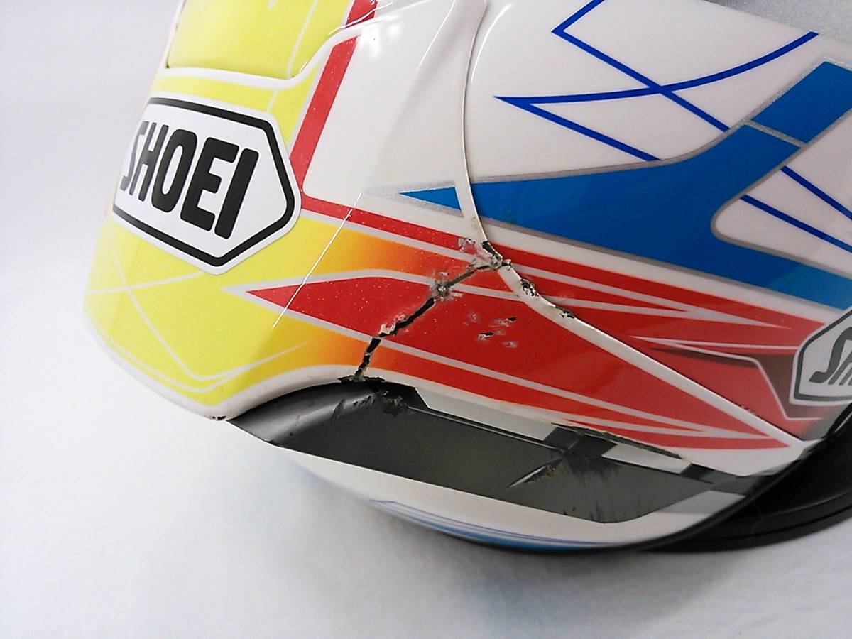 希少廃番カラー SHOEI ショウエイ X-Fourteen X-14 ASSAIL アセイル L 