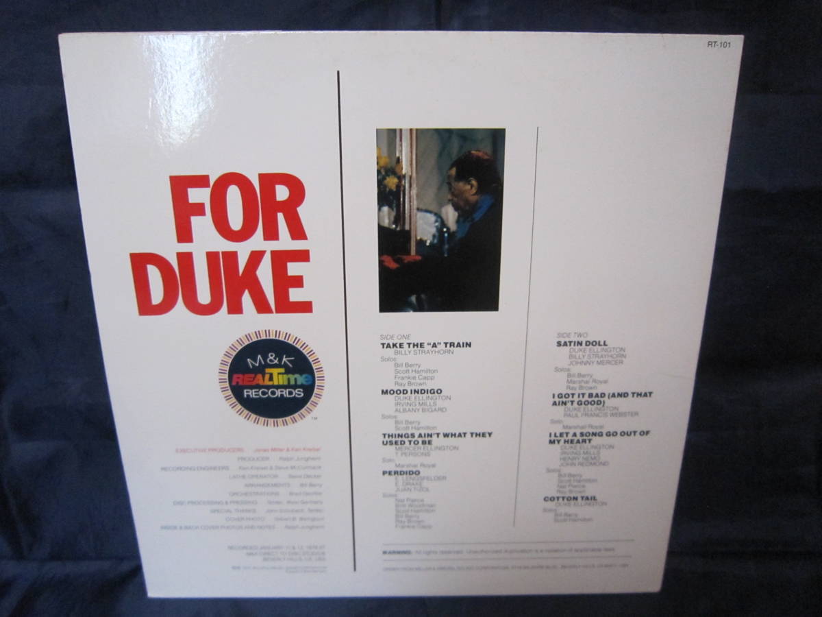 M&K BILL RT-101 BERRY For Duke & REALTIME HIS STARS ALL