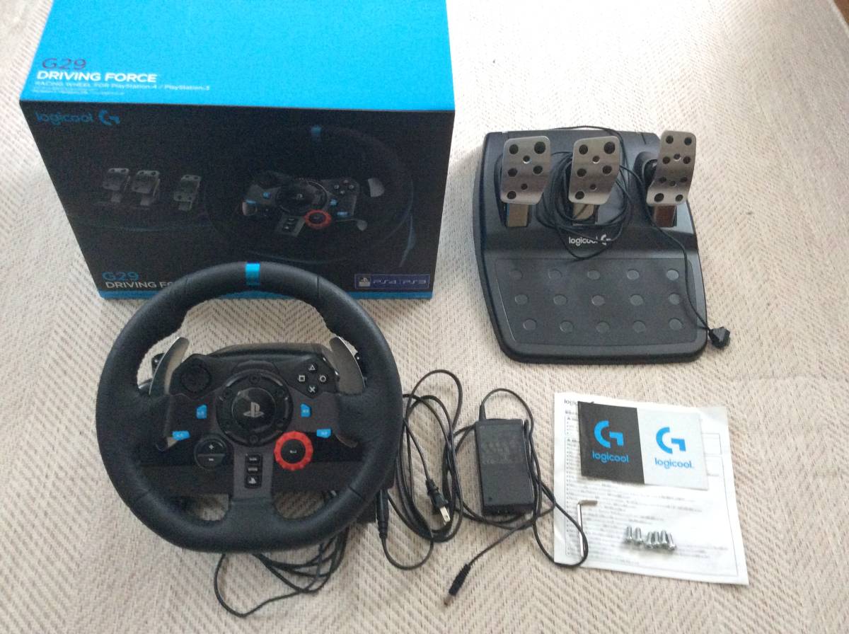 【最安値，最新作】 Logicool G29 Driving Force Racing Wheel ロジクールG29(アクセサリ、周辺機器)｜売買されたオークション情報、yahooの商品情報をアーカイブ公開 - オークファン アクセサリ、周辺機器