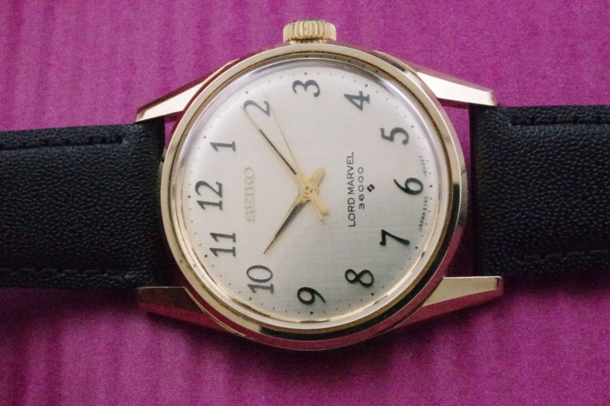 精度良好SEIKO ロードマーベル 36000 全数字 1968年製 手巻き - メルカリ