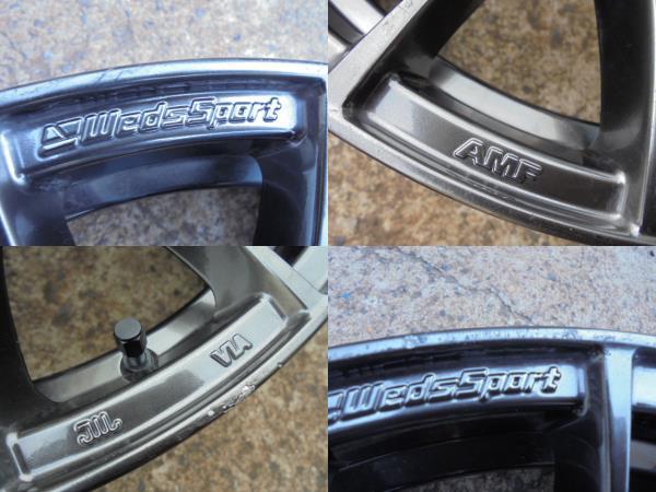 Weds Sport SA-72R 18×10.5J 114.3/5H +25 2本セット 美品！ 社外 