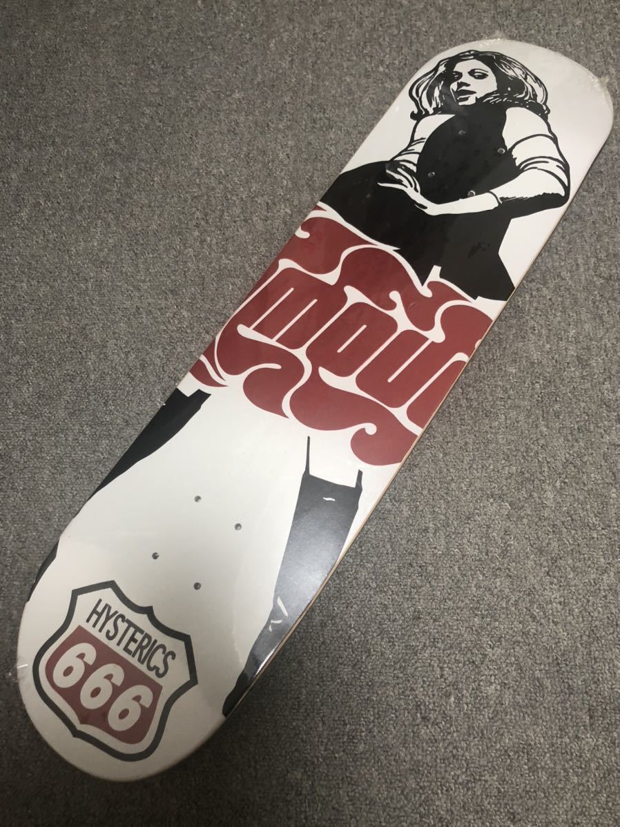 HYSTERIC GLAMOUR スケートボードデッキ HYSTERICS 666 スケートボードデッキ 未使用ヒステリックグラマー