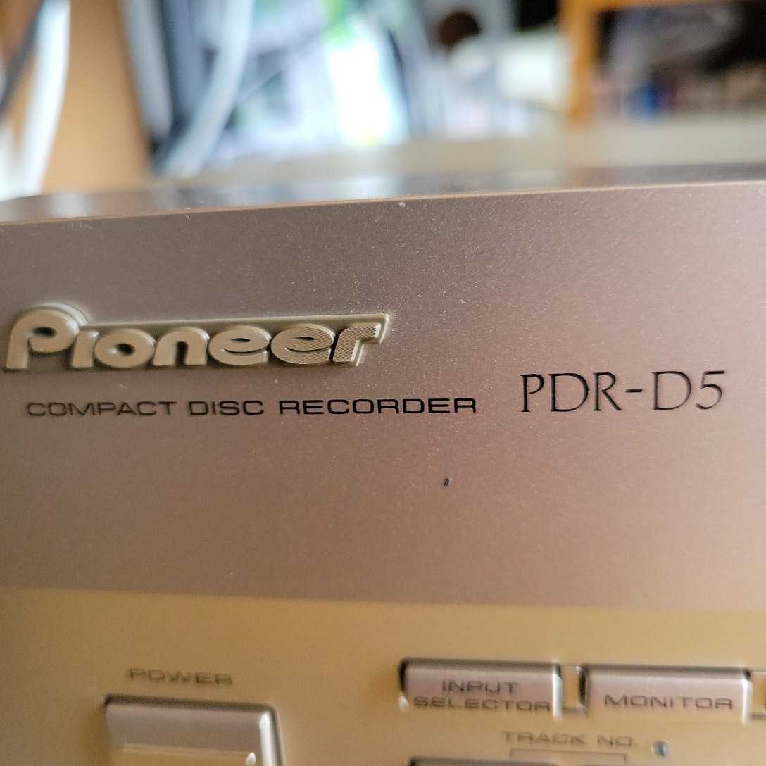 Pioneer CDレコーダー Compact Disk Recorder PDR-D5 中古作動品