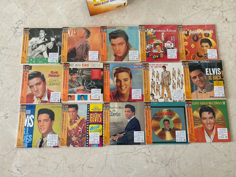 エルヴィス・プレスリー ペーパースリーブコレクションVol.1BOX 紙ジャケ CD 15枚 ELVIS PRESLEY