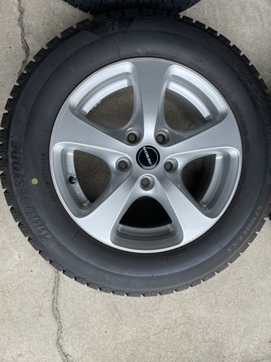 ブリヂストン 205/65R16 ブリヂストン アイスパートナー2 BORBET