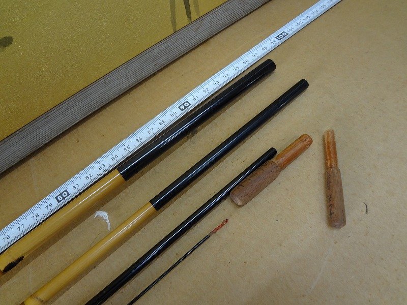 釣り道具○ヘラブナ竹竿（65） 無銘 実測344cm／和竿、ヘラ竿