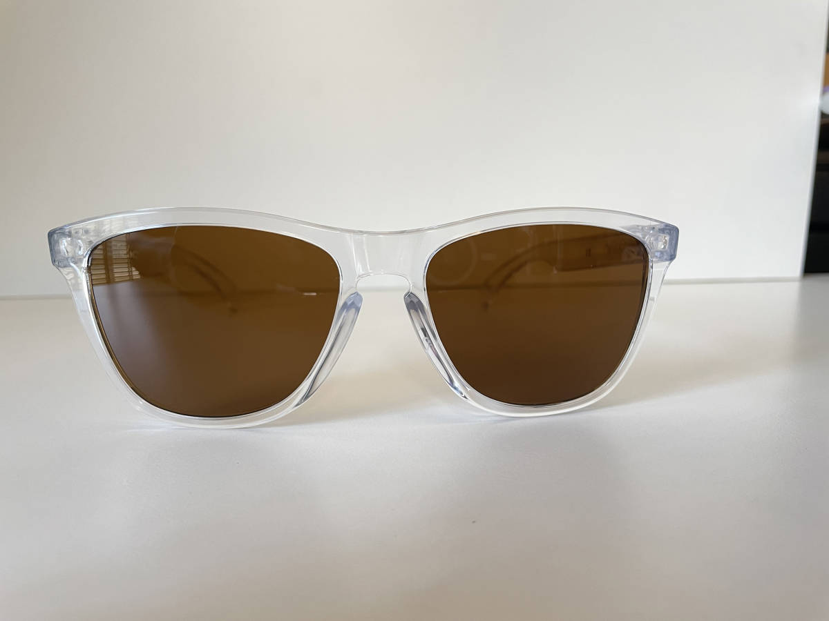 OAKLEY Frogskins アジアンフィット clear bronze