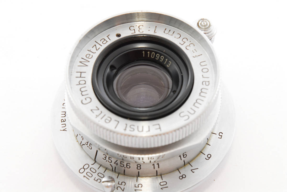 新品，送料無料】 Leica ライカ ズマロン Summaron 3.5cm F3.5 Ernst