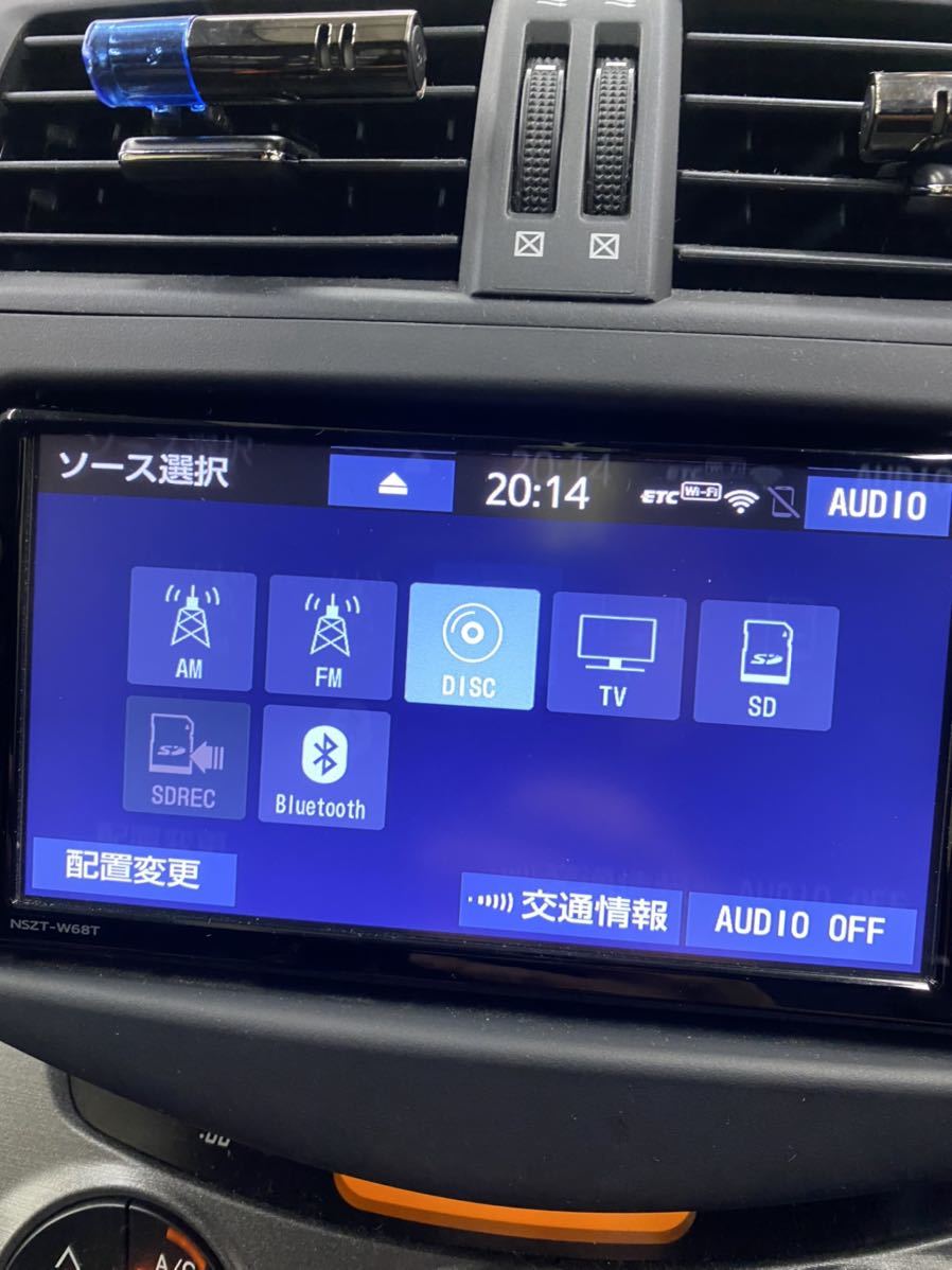 トヨタ純正 ナビ NSZT-W68T 2018年データ Bluetooth 【オフィシャル