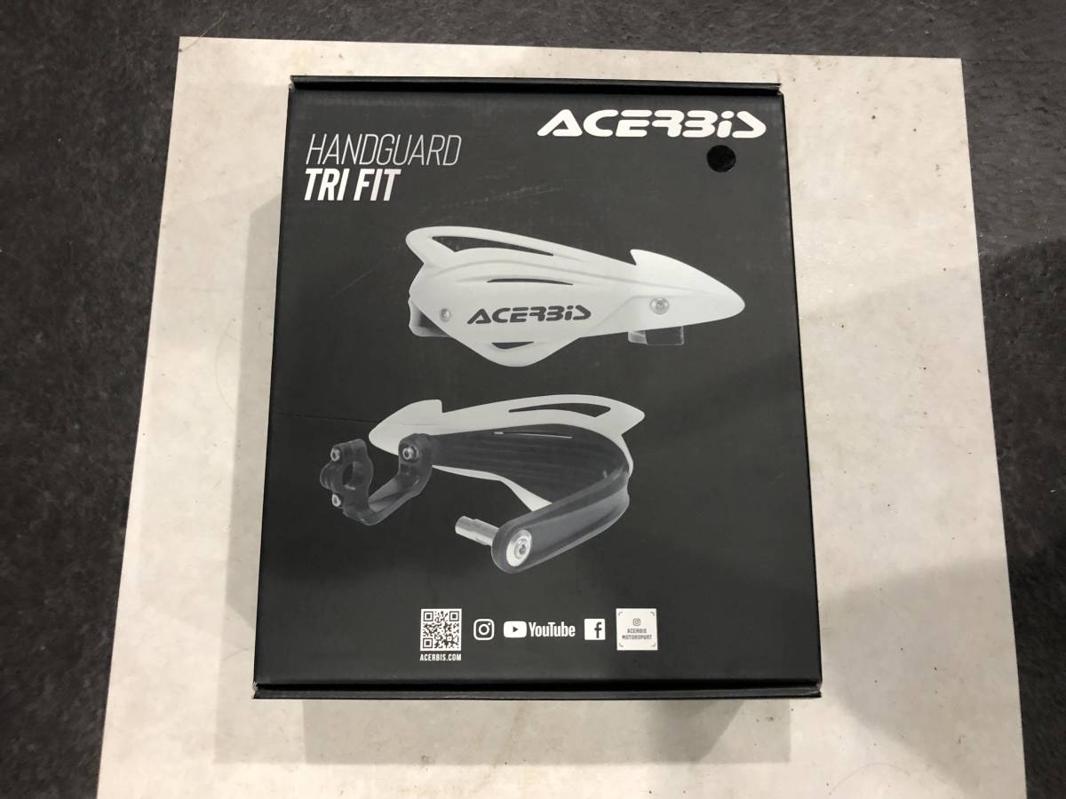 正規品，本物保証 アチェルビス TRI FITハンドガード 黒 Acerbis