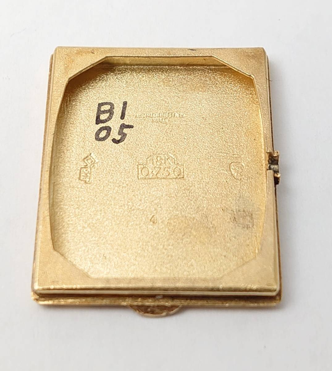 オーディマピゲトップハット形角形ムーヴ18KYG手巻き