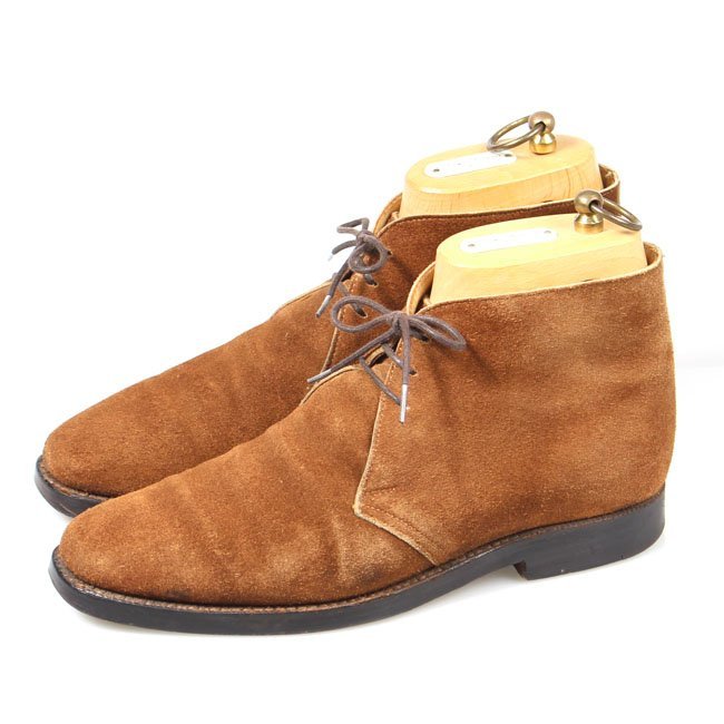 新作，定番 UK5.5 24cm CROCKETT&JONES クロケット&ジョーンズ チャッカブーツ スエード メンズ シューズ 018-02085(6インチ以下)｜売買されたオークション情報、yahooの商品情報をアーカイブ公開 - オークフ 靴