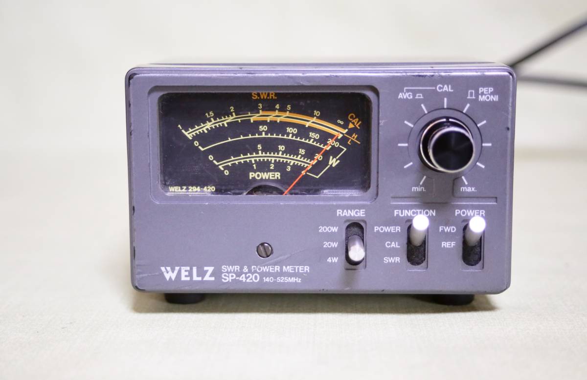 t*n様 WEIZ SP-420 SWR & Power Meter + TR- SP-420 WELZ SWR - Yahoo!オークション METER WELZ⁄ウェルツ「SP