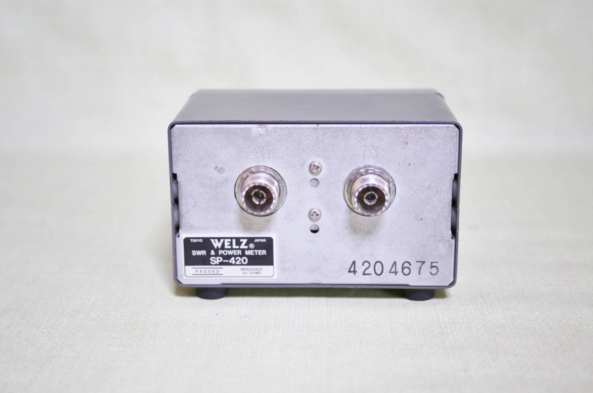 SP-420 WELZ SWR - Yahoo!オークション METER WELZ⁄ウェルツ「SP