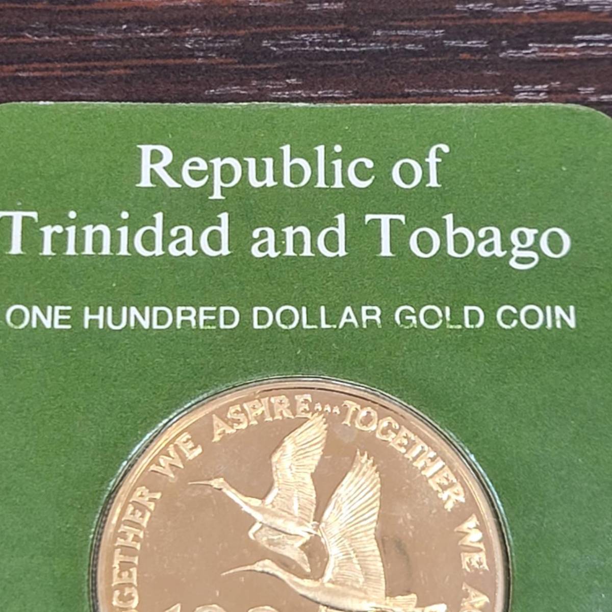 記念金貨 トリニダード・トバゴ共和国 1976年 記念金貨 トリニダード