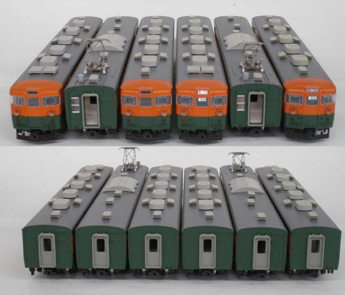 KATO 165系 急行形電車 基本+増結 6両セット 3-505 + 3-506【ジャンク