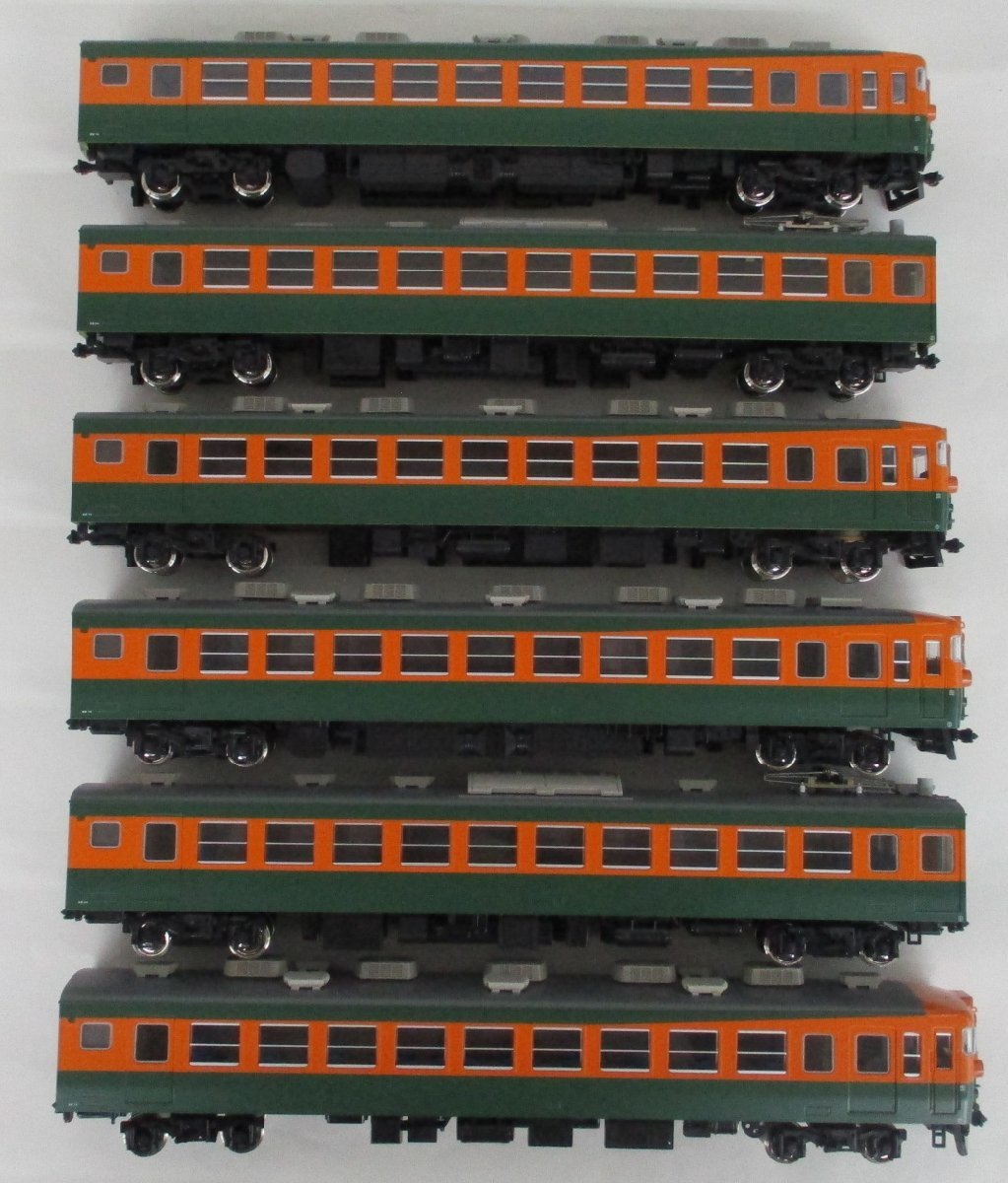 KATO 165系 急行形電車 基本+増結 6両セット 3-505 + 3-506【ジャンク