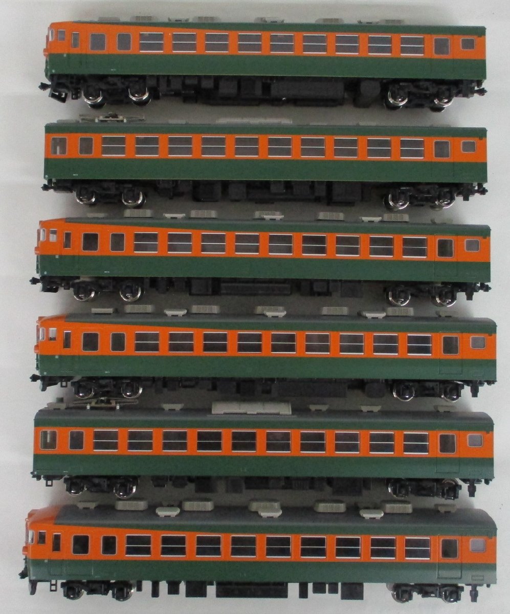 KATO 165系 急行形電車 基本+増結 6両セット 3-505 + 3-506【ジャンク