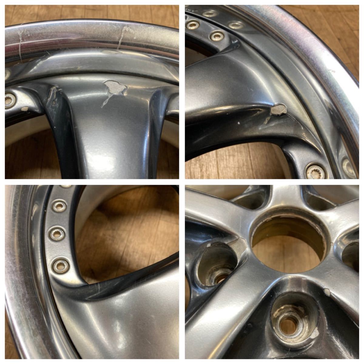 C832 WORK VS-KF 7.5J 18インチ 5H 114.3 +45 4本 ワーク VSKF 希少(5 