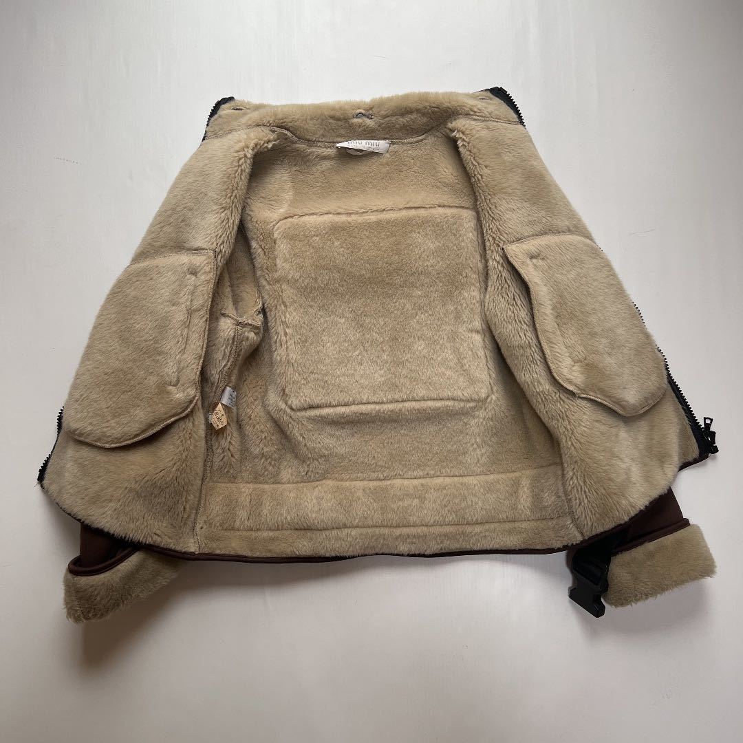 99FW MIU MIU archive mouton jacket ミュウミュウ アーカイブ 