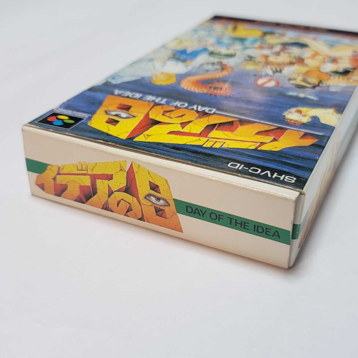 希少品 スーパーファミコン イデアの日 説明書付き ハガキ付き ソフト 