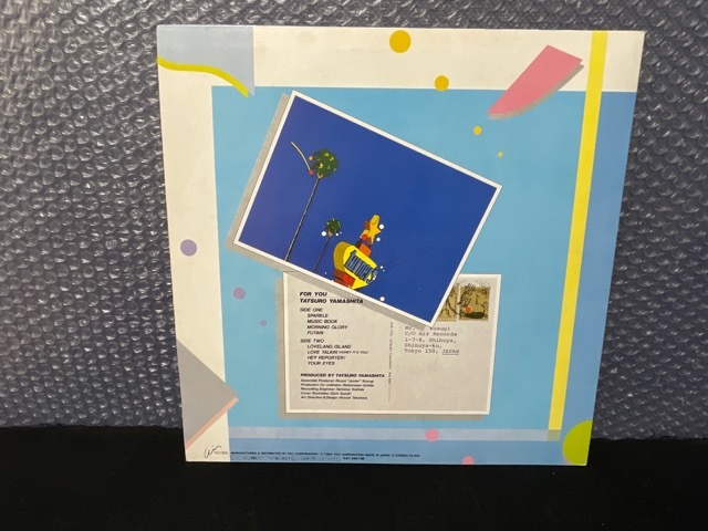 YOU 山下達郎 LP⁄山下達郎「For FOR You For RAL-8801 1982年 LP