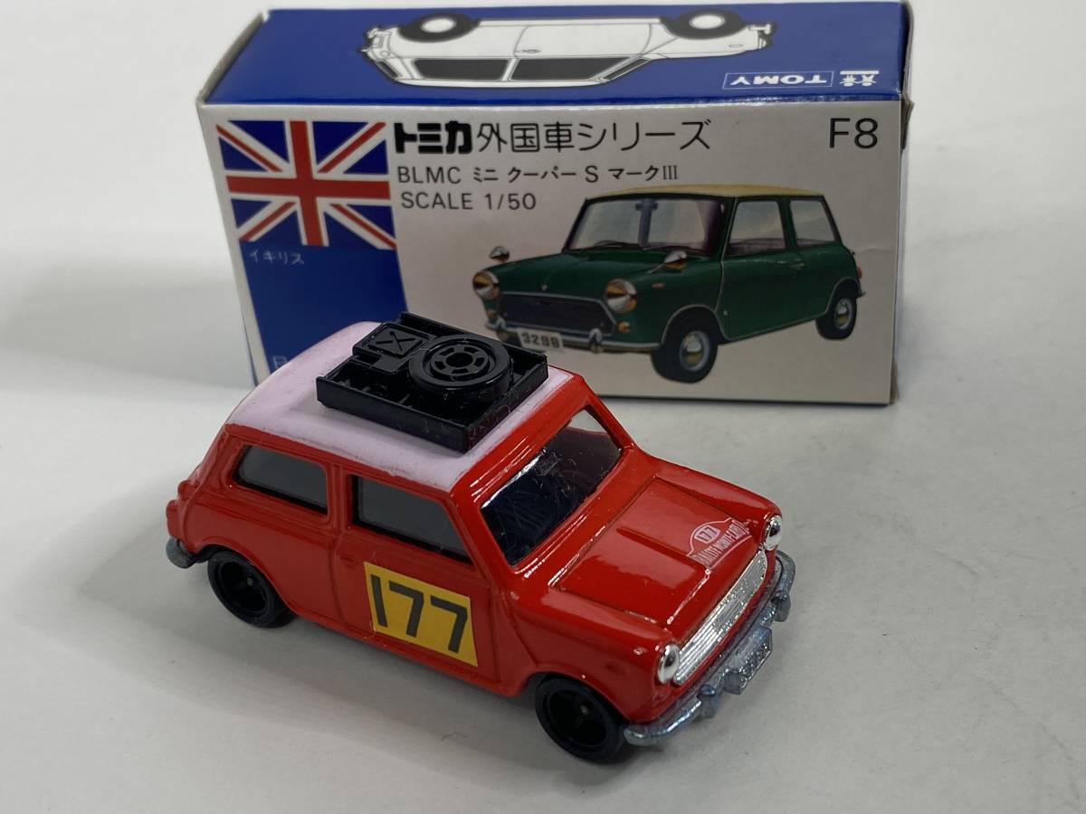 トミカ F8-2-12 BLMC ミニクーパーS マーク III W/R/Bシート
