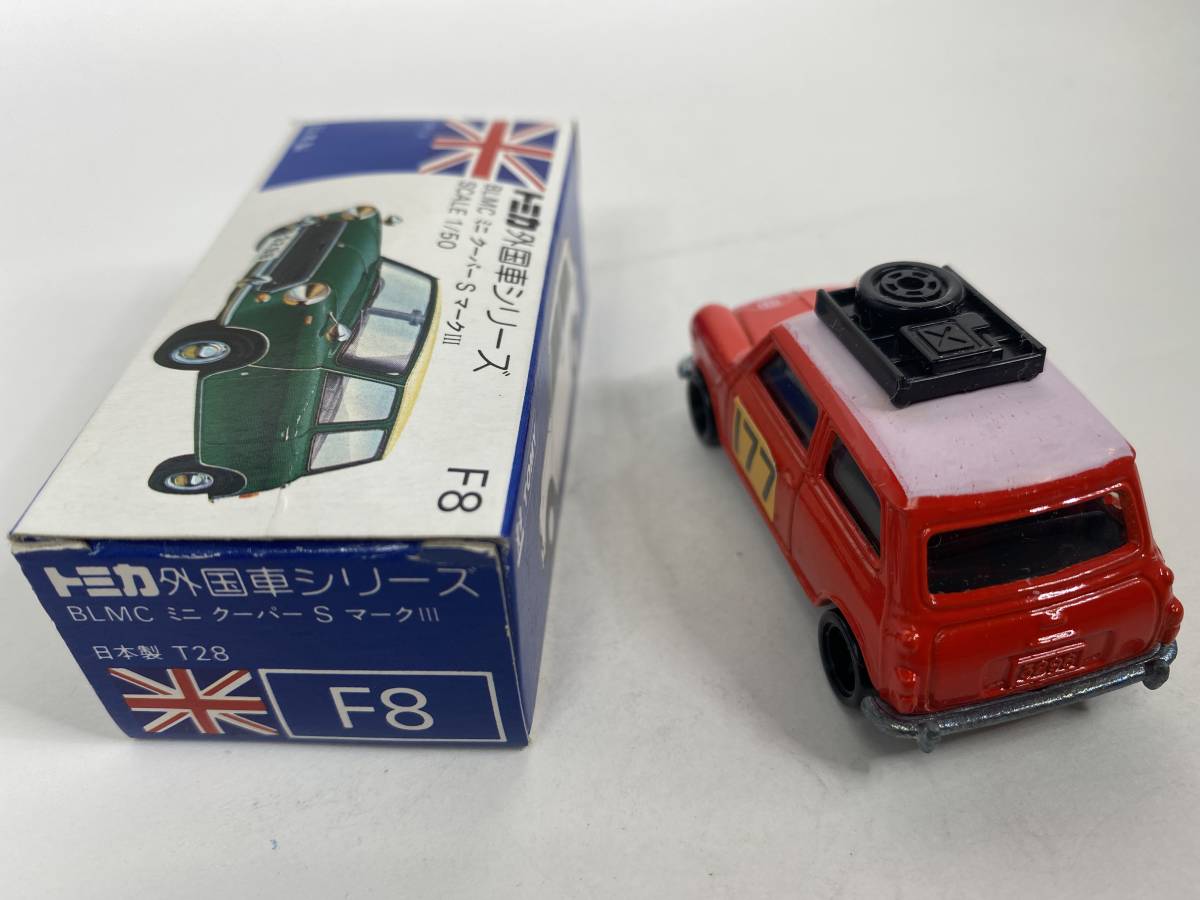 トミカ F8-2-12 BLMC ミニクーパーS マーク III W/R/Bシート