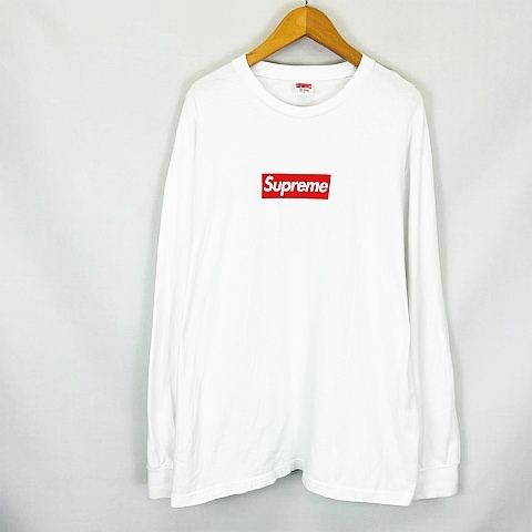 シュプリーム Supreme SUPREME 于Mercari购物 20ss Anniversary シュプリーム SUPREME ★AA☆20SS Box Logo L/S Tee White ボックスロゴ ロングスリーブ カットソー Tシャツ 白 ホワイト L