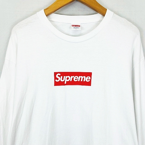 シュプリーム Supreme SUPREME 于Mercari购物 20ss Anniversary シュプリーム SUPREME ★AA☆20SS Box Logo L/S Tee White ボックスロゴ ロングスリーブ カットソー Tシャツ 白 ホワイト L