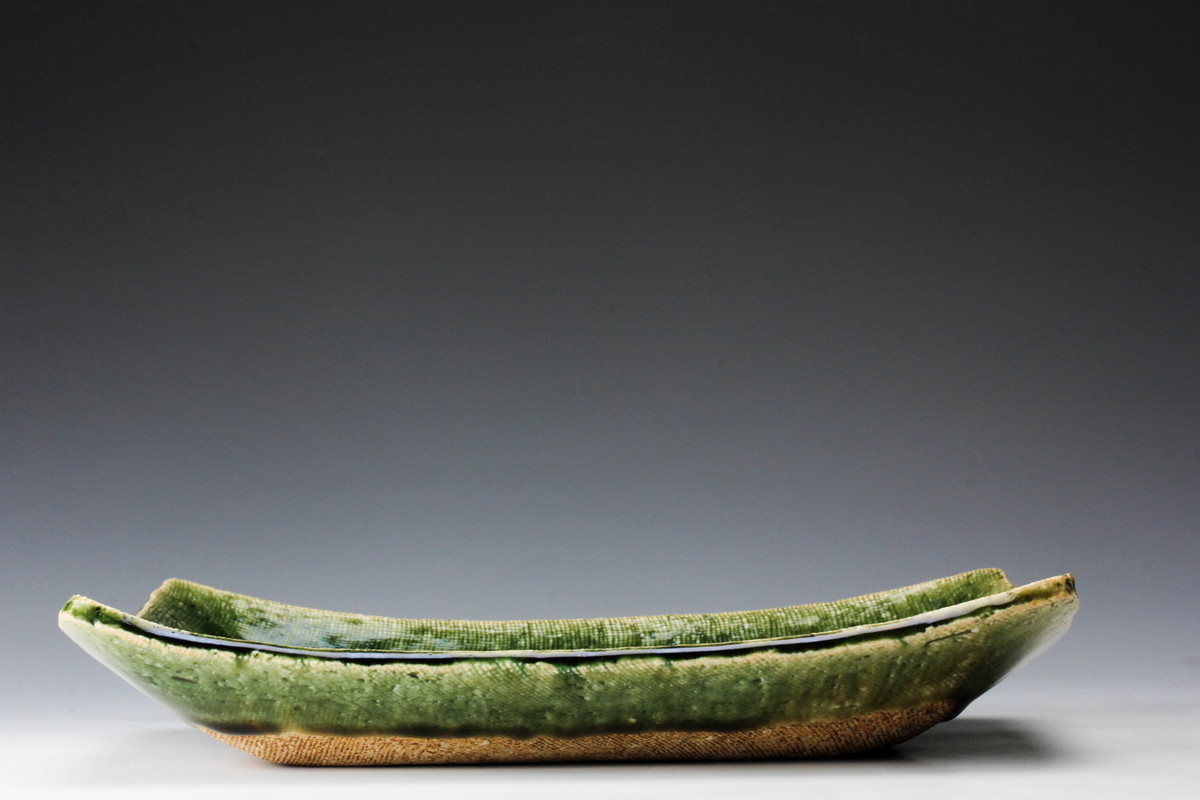 加藤重高 織部 四方鉢 鉢 共箱 2025年最新Yahoo!オークション -加藤重