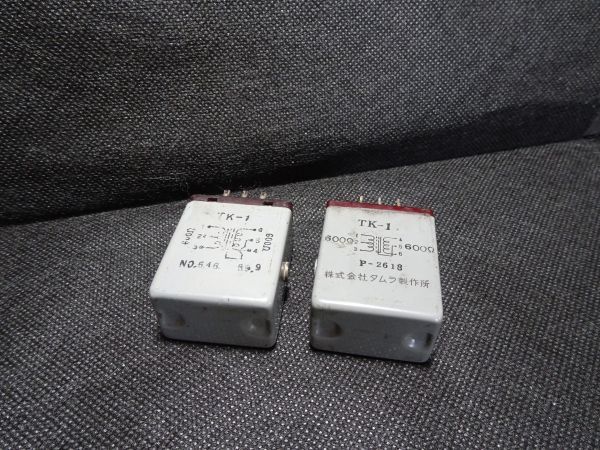 タムラ (TAMURA)オーディオトランス TK-1 600K：600 2個 *タムラ製作所