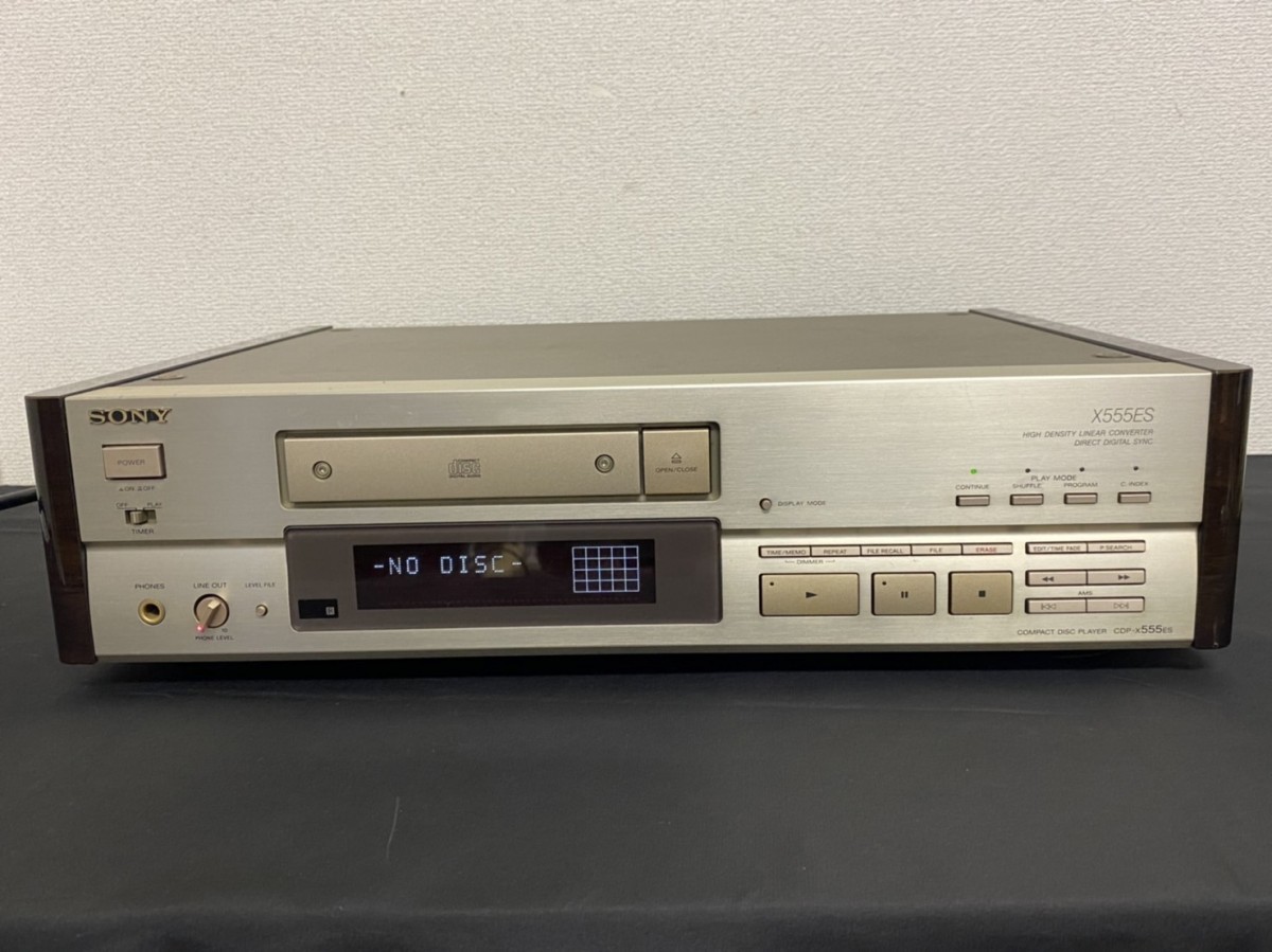 正規品，新作登場 A1 SONY ソニー CDP-X555ES CDデッキ CDプレーヤー 通電確認済み オーディオ機器 現状品(ソニー)｜売買されたオークション情報、yahooの商品情報をアーカイブ公開 - オークファン ソニー