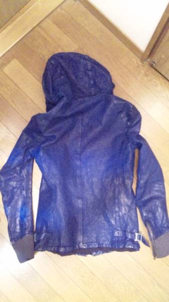 アタッチメント 11SS ドイツカーフ フード レザー ライダース 1(XS