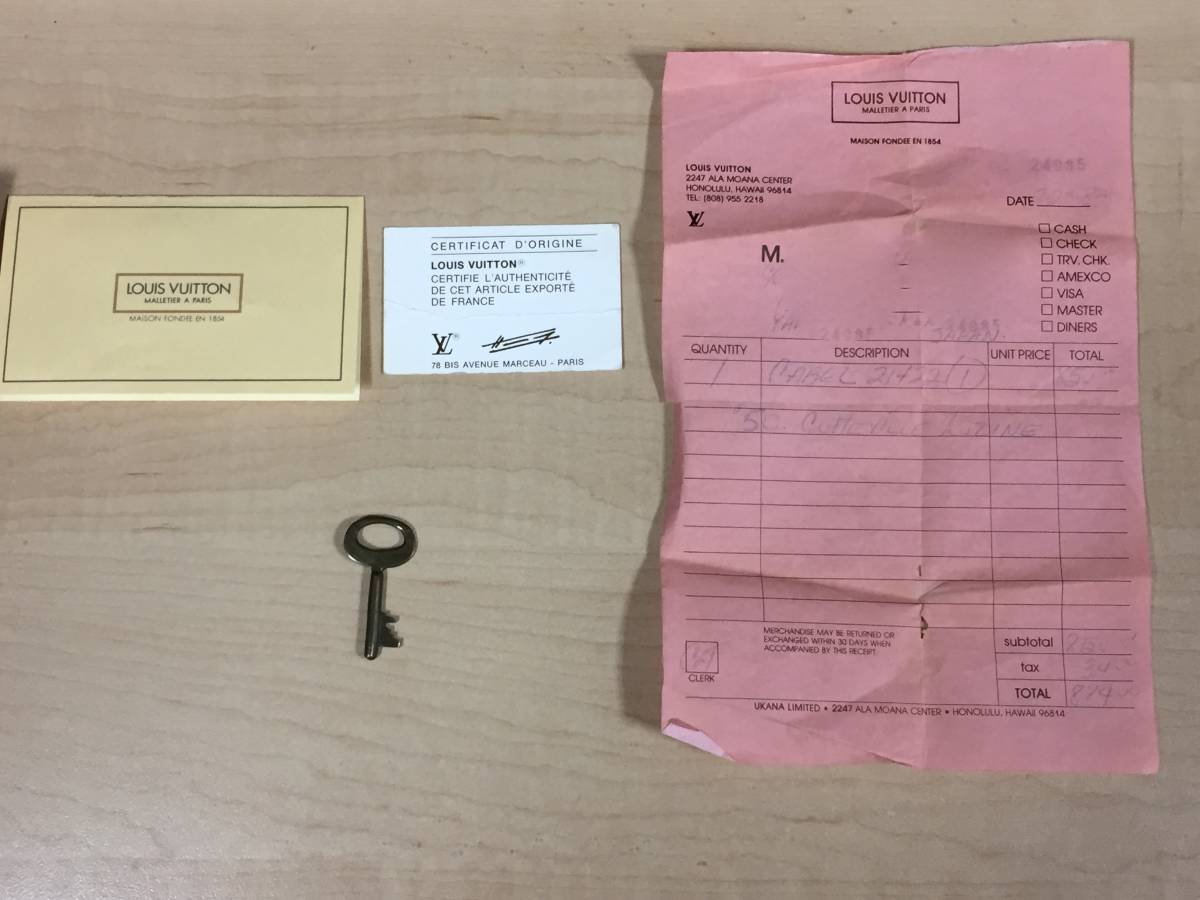 ○市上最安値！本物保証 ルイヴィトン コトヴィル50 証明カード/領収書/鍵 LOUIS VUITTON 50 COTTE VILLE 21422モノグラム トランク ケース コトヴィル50 M21422 ルイ・ヴィトン イニシャルKN入り コトヴィルの通販 ルイヴィトンのアタッシュケース「コトヴィル40」をお買取りしました