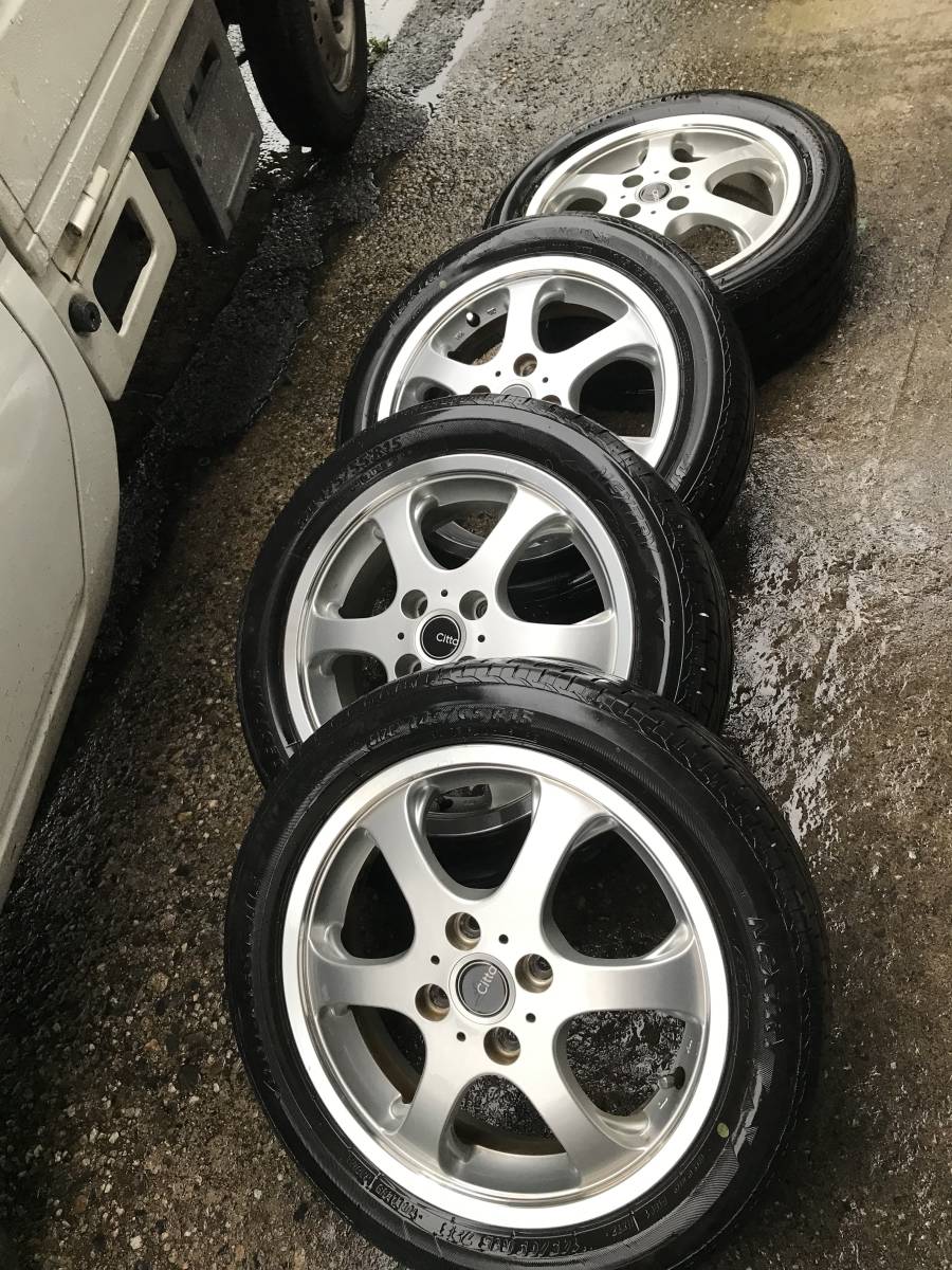 三菱 アイ アルミホイール タイヤセット(ラジアルタイヤ)｜売買  