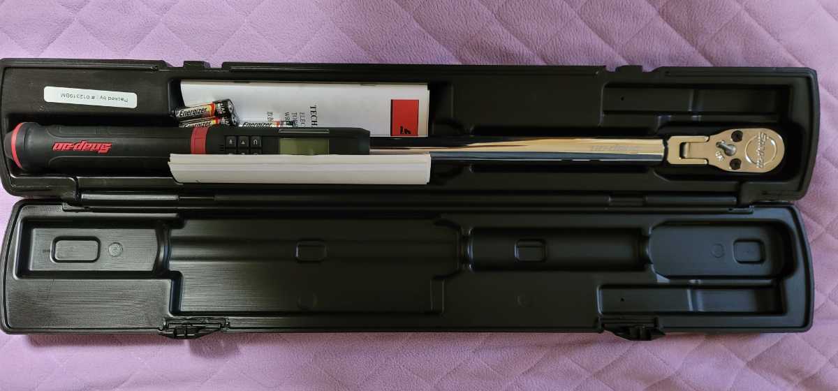 新品 スナップオン 1/2 デジタルアングルトルクレンチ ATECH3F250BN 