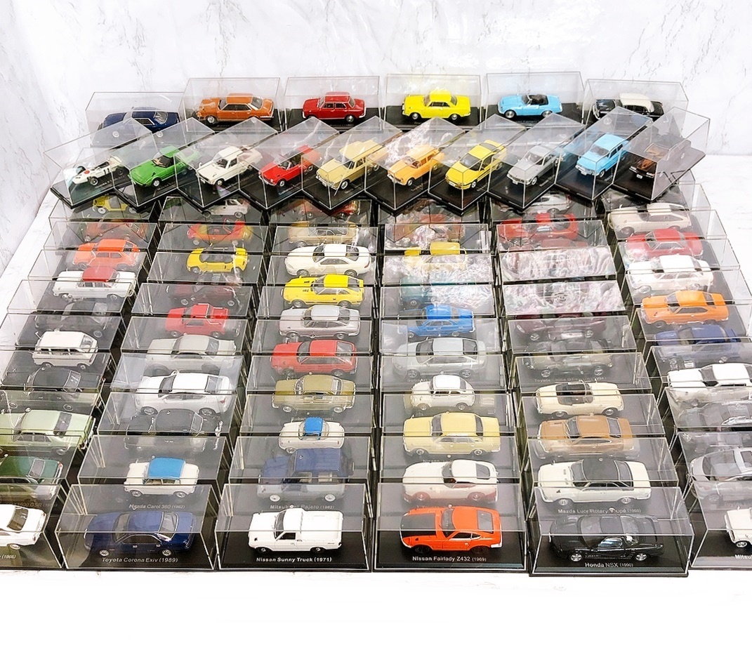 お買い得，低価 大量 国産名車コレクション ミニカー まとめて 84台セット ケース付 トヨタ 日産 ホンダ マツダ スズキ スバル ダイハツなどいろいろ(乗用車)｜売買されたオークション情報、yahooの商品情報 乗用車