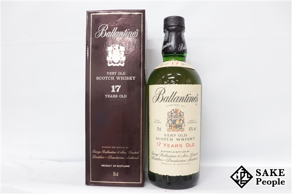 ◇注目! バランタイン ベリーオールド 17年 750ml 43% 箱 スコッチ