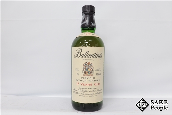 ◇注目! バランタイン ベリーオールド 17年 750ml 43% 箱 スコッチ