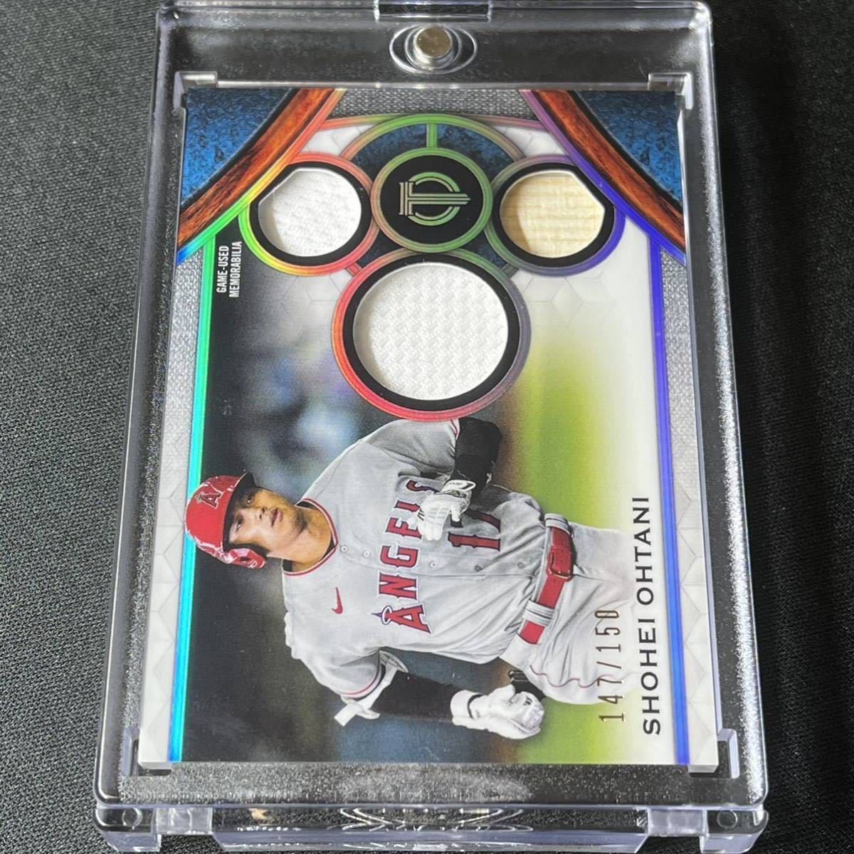 表面傷あり 150枚限定 2021 Topps Tribute 大谷翔平 実使用バット 