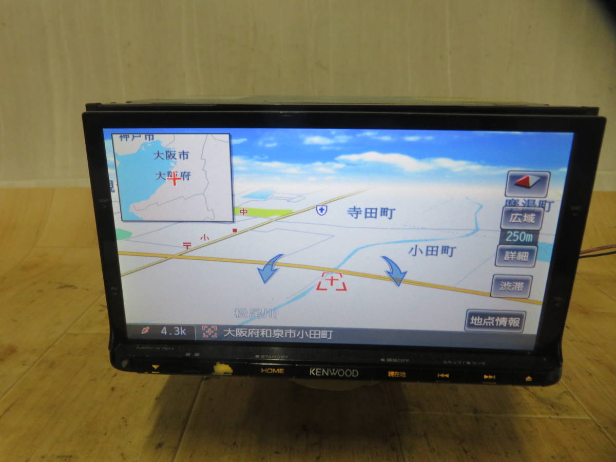 彩速ナビ MDV-X701 ケンウッド カーナビ KENWOOD CD-DA DVD-VIDEO 